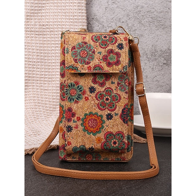 Sac bohème vintage pour femme avec bandoulière réglable pour téléphone