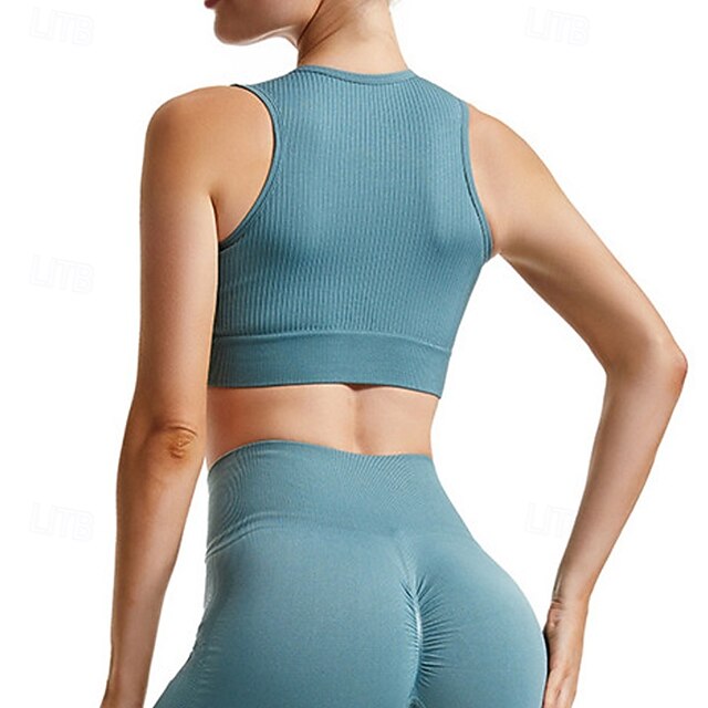 Women's Light Support Sports Bra Running Bra Wirefree