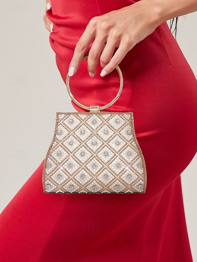 – Evening Clutch Bag Embellished Women's Rhinestone