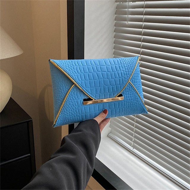 Sacs Pochettes en cuir PU pour femme pour soirée de mariage