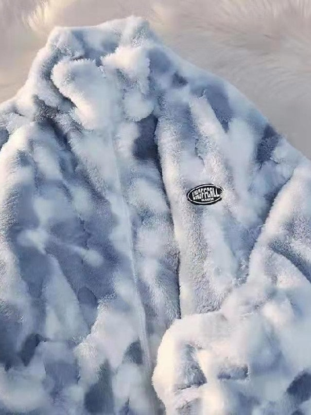 Coat Jacket Women's Warm Faux Teddy Fur Fleece