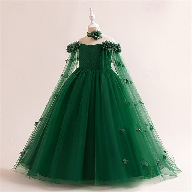 Dress Princess Girls' Flower Girl Kid's