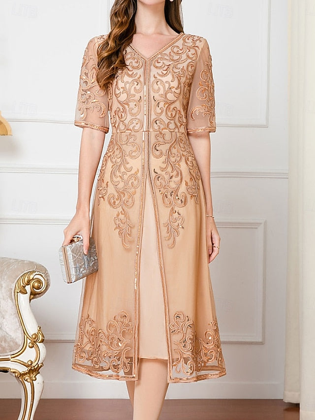 of Elegant Wedding Guest Chinese Mother Bride the Dress