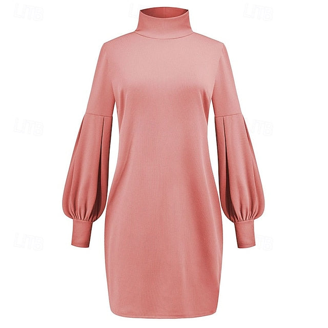 Women's Mini Dress Black Dress Casual Dress Fashion Modern