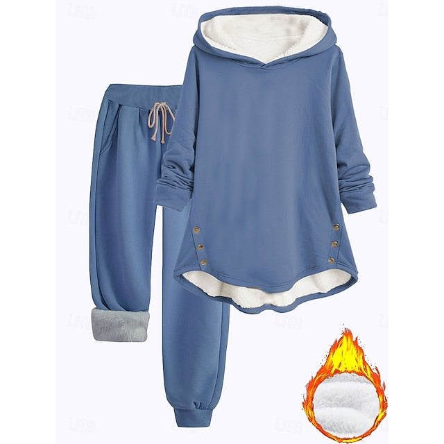 Women's Two Piece Sets Tracksuit Pants Sets Long Sleeve
