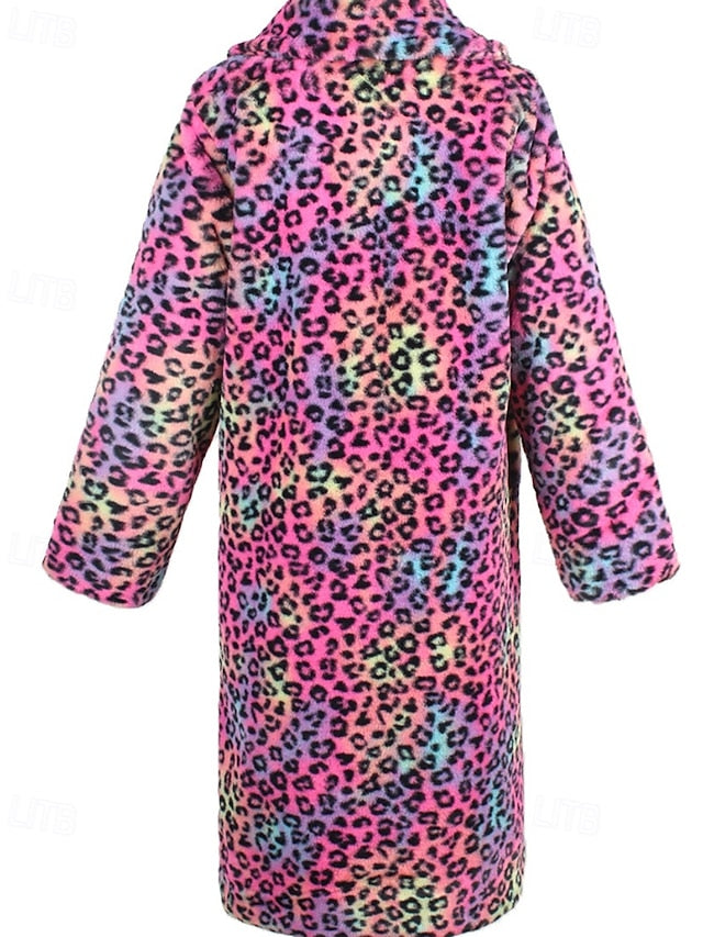 Fur Furs Pocket Women's Warm Comfortable Faux Coat