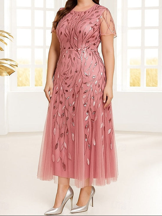 Shine Bride the Plus Dress Size of Sparkle Mother A-Line