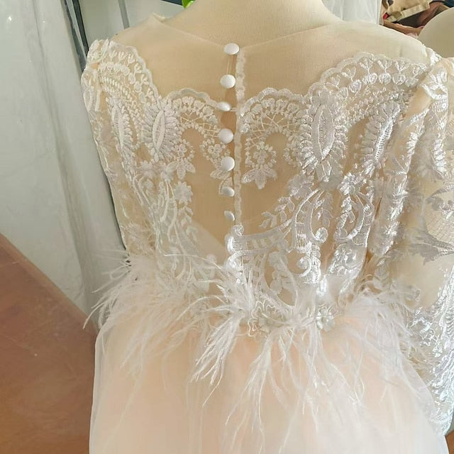 Girls' Girl Flower Dress Party Princess Wedding