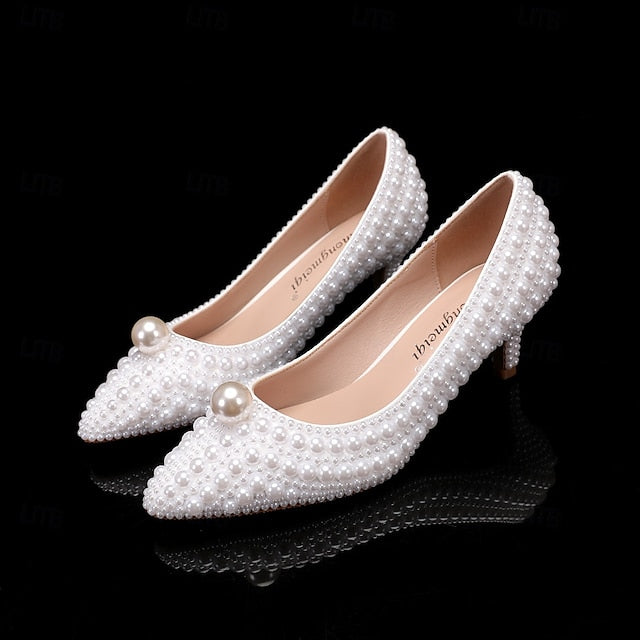 Shoes Party Wedding Women's White