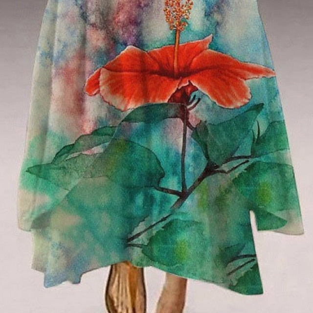 Women's Long Dress Maxi Dress Casual Dress Print Dress