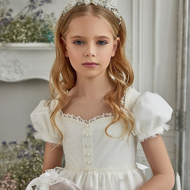 Girls' Communion Girl First Party Dress Flower