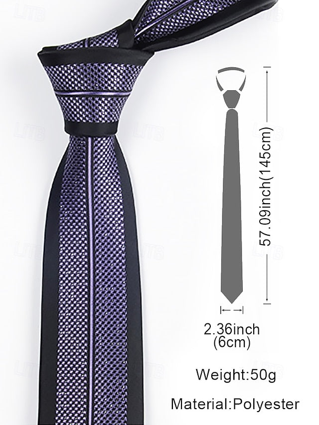 Tie 6cm Positioning - Narrow Men's Pattern Stripe