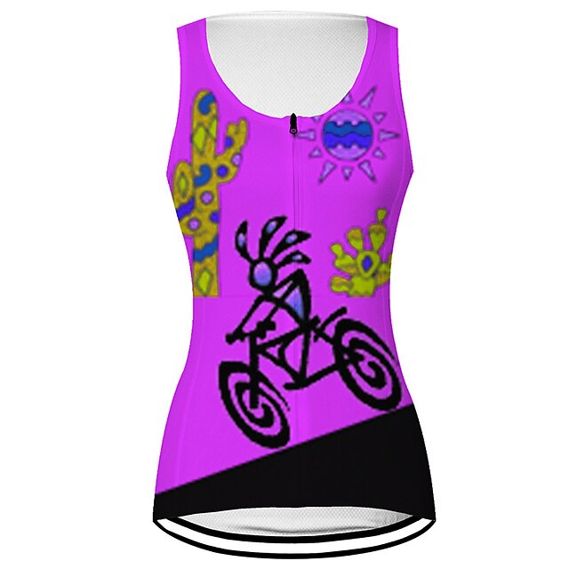 Women's Cycling Vest Cycling Jersey Graphic Sleeveless Bike
