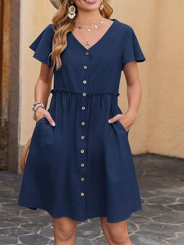 Women's Mini Dress Casual Dress A Line Dress Basic Casual