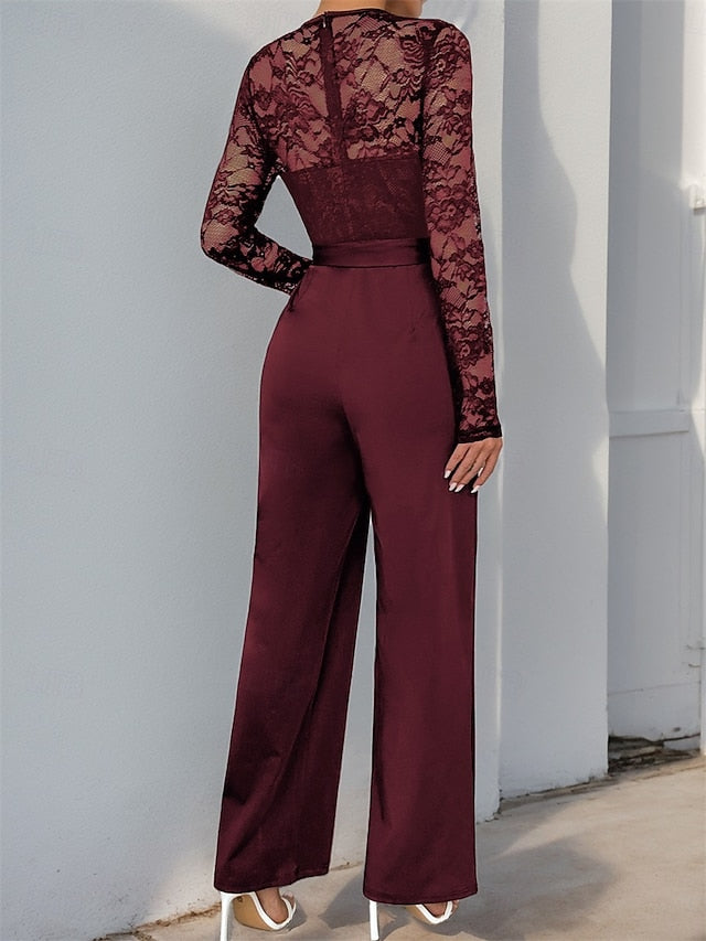 Casual Jumpsuit Elegant Pantsuit of / Bride Mother Jewel the