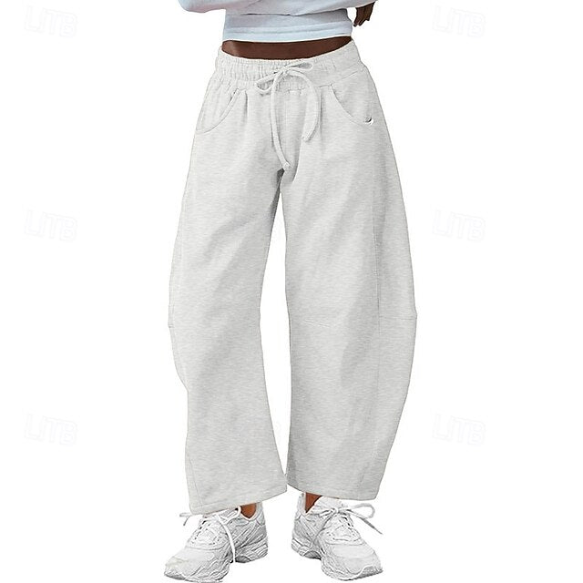 Women's Active Culottes Wide Leg Chinos Vacation Streetwear