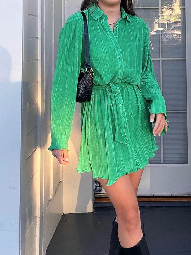 Women's Long Dress Maxi Dress Shirt Dress Casual Dress