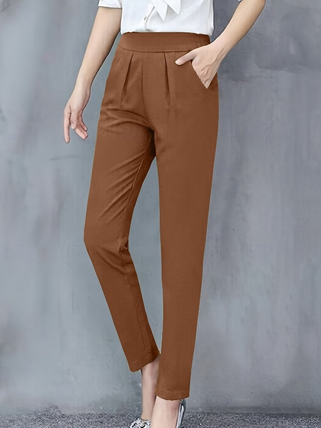 Women's Tapered pants Chinos Streetwear Casual Ankle-Length