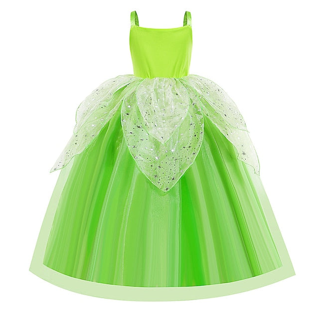 Tiana Fairytale Bell Dress Tinker Flower Girl Theme Princess