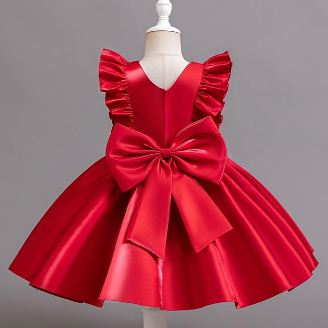 Floral Toddler Sleeveless Party Dress Wedding Girls'