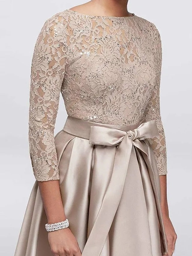 Elegant Wedding Guest A-Line Bride Dress Plus Size the of Mother