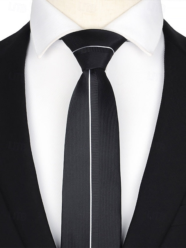 Tie 6cm Positioning - Narrow Men's Pattern Stripe