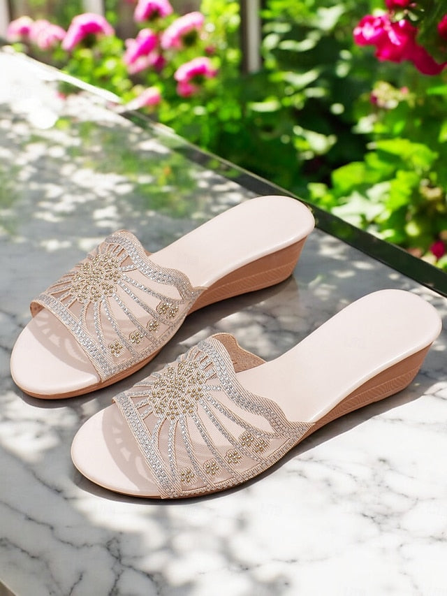 Block Heel Chic Black Sandals Classic Women Ankle Strappy for -