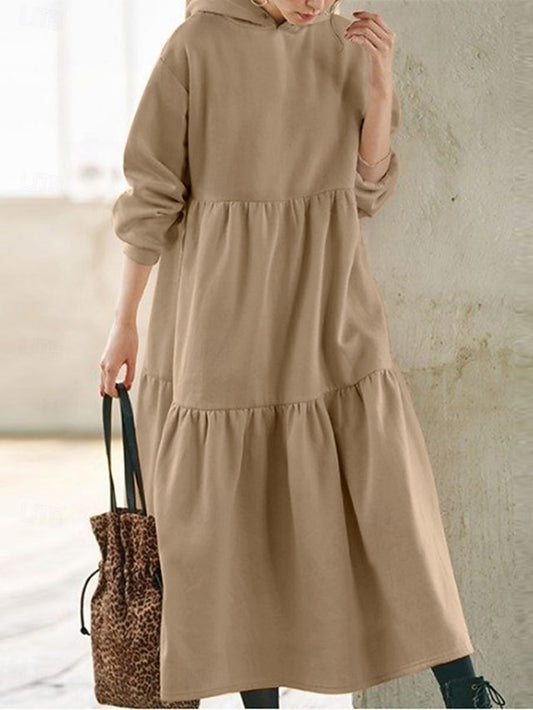 Women's Maxi Dress A Line Dress Casual Daily Loose Fit