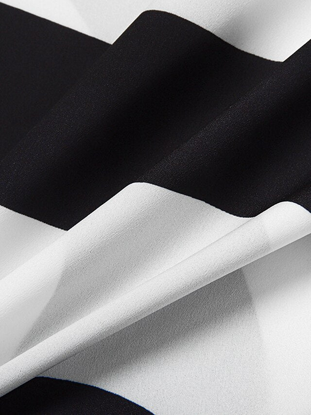 Women's Shirt Dress Casual Dress Shift Dress Color Block