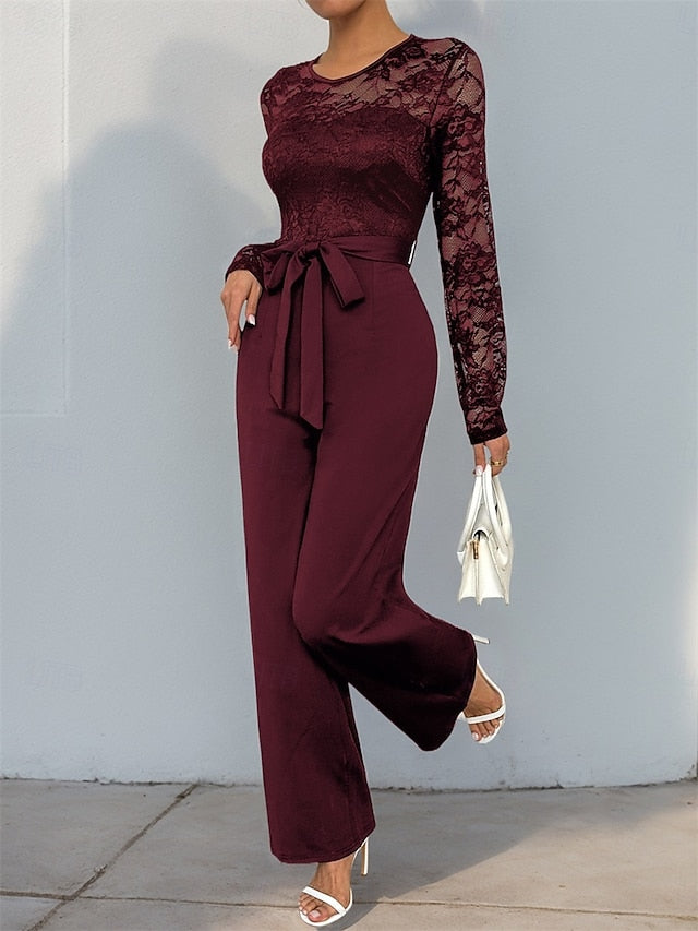 Casual Jumpsuit Elegant Pantsuit of / Bride Mother Jewel the