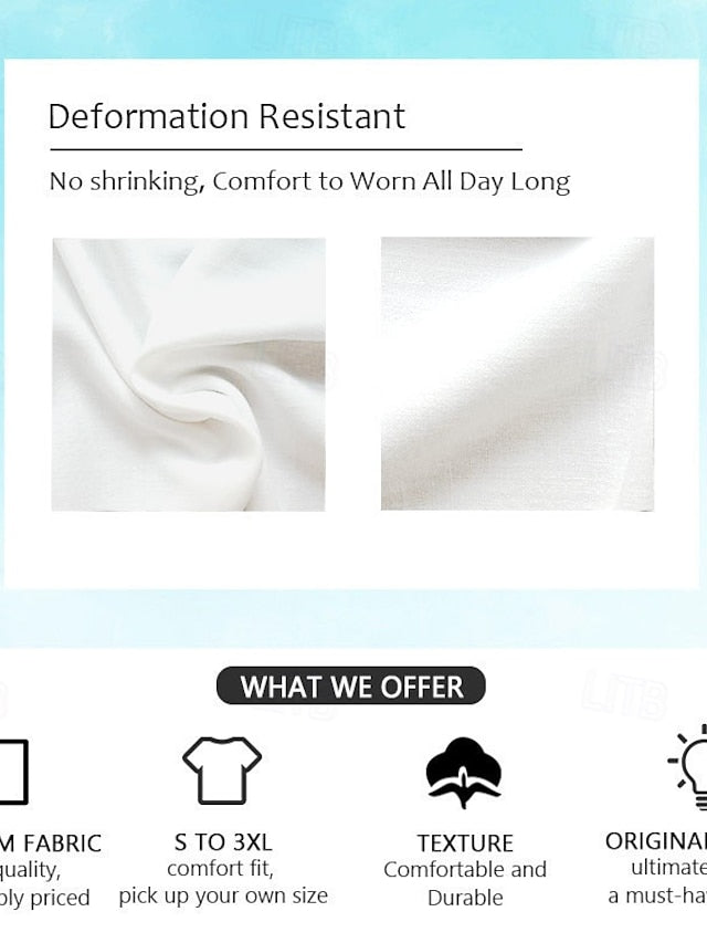 American Independence Day Women's Shirt Linen Like