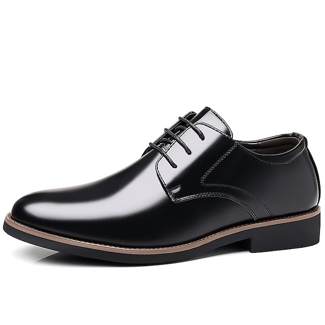 Shoes Oxfords Derby Leather Formal Men's