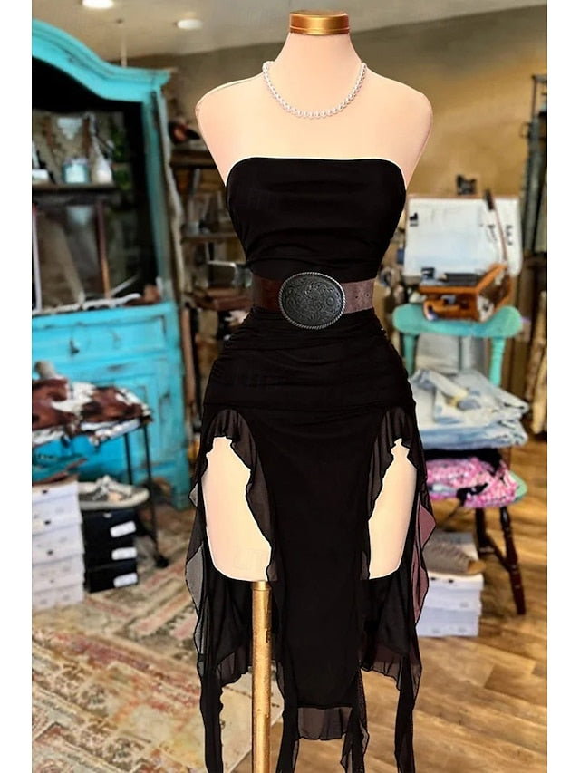Women's Midi Dress Sheath Dress Sundress Casual Outdoor