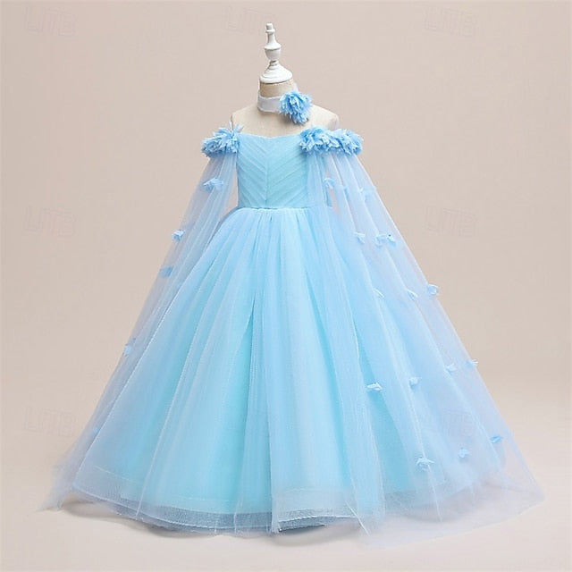 Dress Princess Girls' Flower Girl Kid's