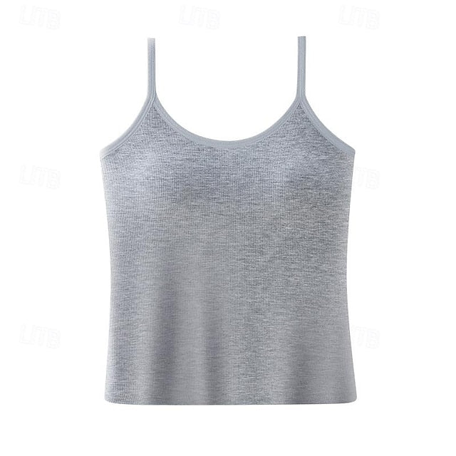 Women's Plus Size Camisole Tank Top Plain Daily Sleeveless