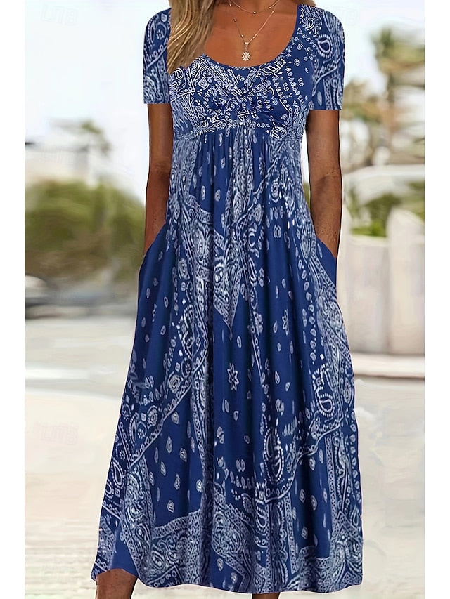 Women's Casual Dress Floral Dress Fashion Daily Regular Fit