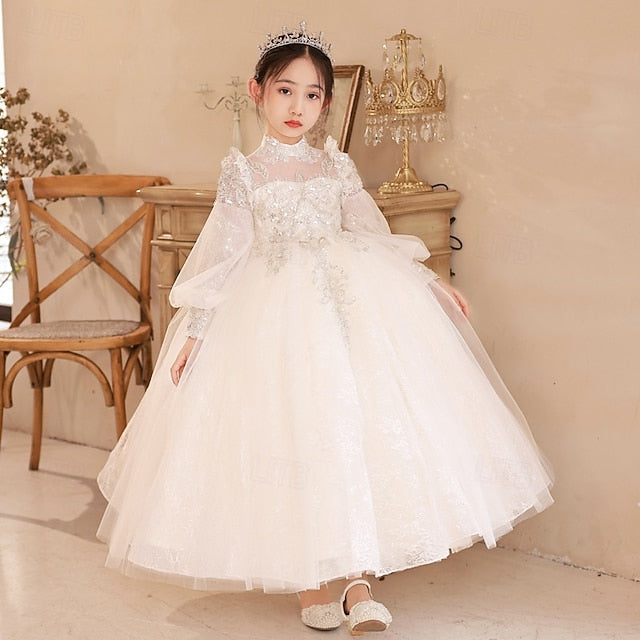 Princess Flower Dress Girl Kid's Girls'