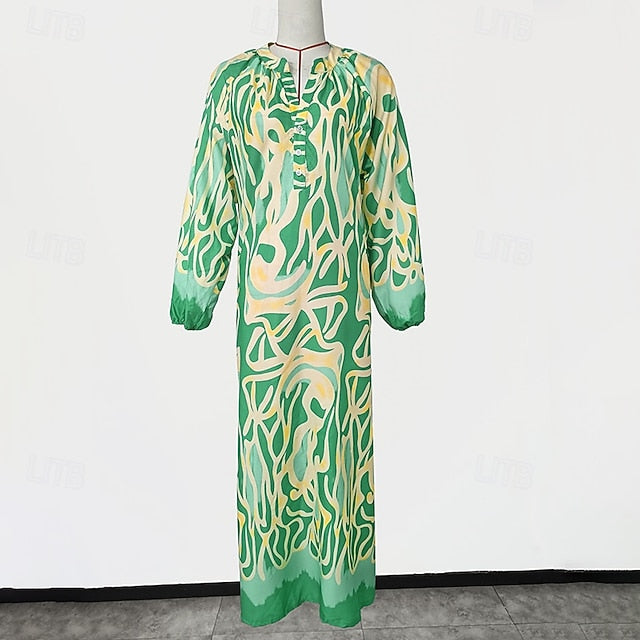 St. Paddy's Day Women's Long Dress Maxi Dress Casual