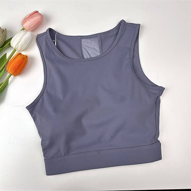 Women's Yoga Bra Pilates Bra Sports Vest Bra Top Breathable