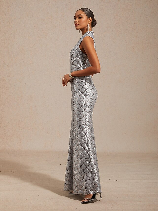 Women's Maxi Dress Sheath Dress Elegant Graphic Sleeveless