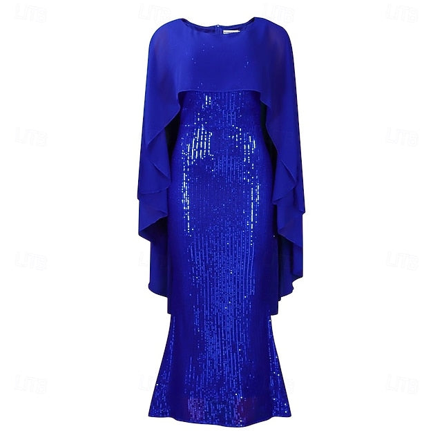 Mother Elegant Crew Neck Floor the Dress Length of Bride