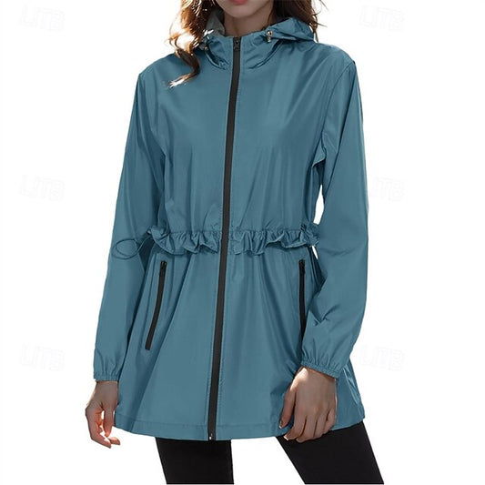 Women's Hiking Jacket Rain Jacket Raincoat Outdoor