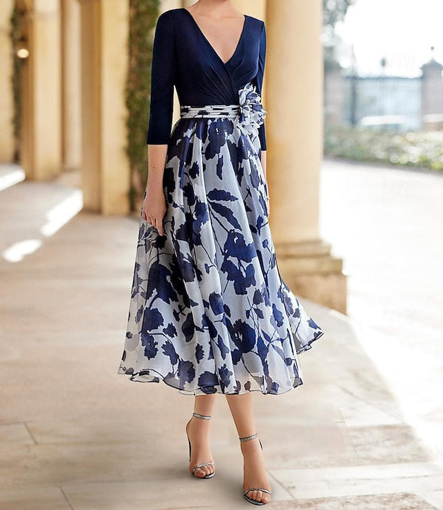 Dress Wedding A-Line the Formal of Mother Bride Beach