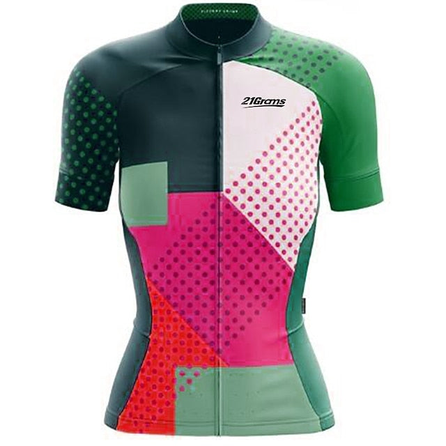 21Grams Women's Short Sleeve Cycling Jersey Spandex