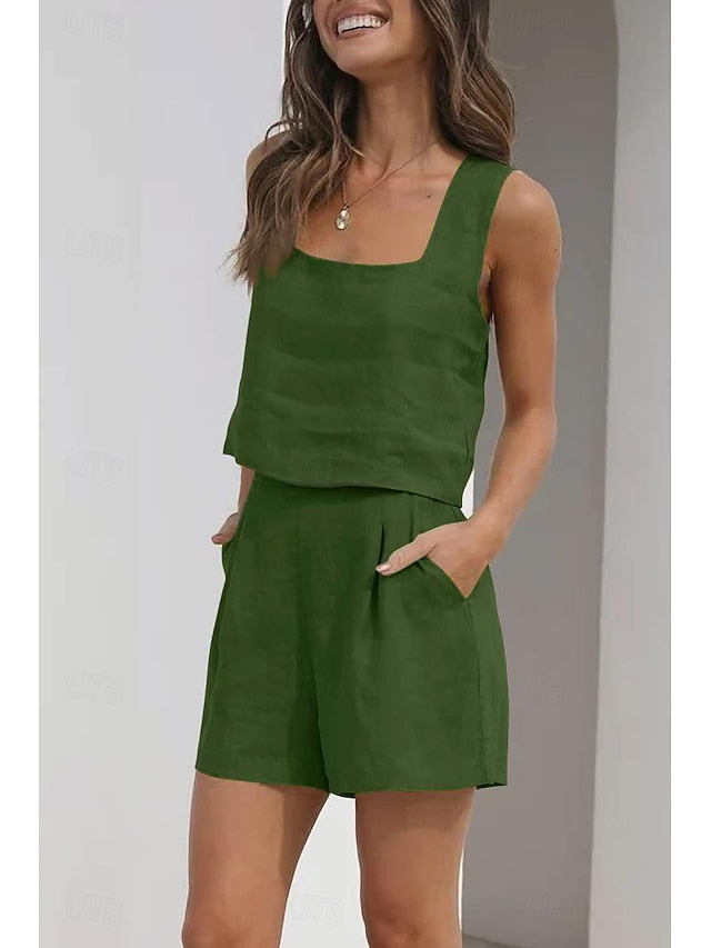 Women's Loungewear Sets Pure Color Fashion Basic Street
