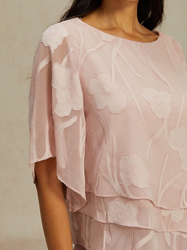 Women's Lace Shirt Blouse Dressy Tops Chiffon Tops