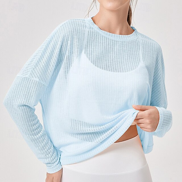 Women's Activewear Yoga Shirts Workout Tops Crew Neck