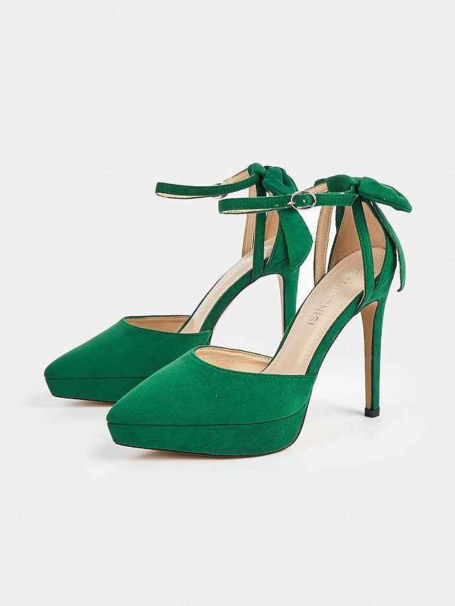 Ankle with Women's Elegant Strap Heels Platform Stiletto