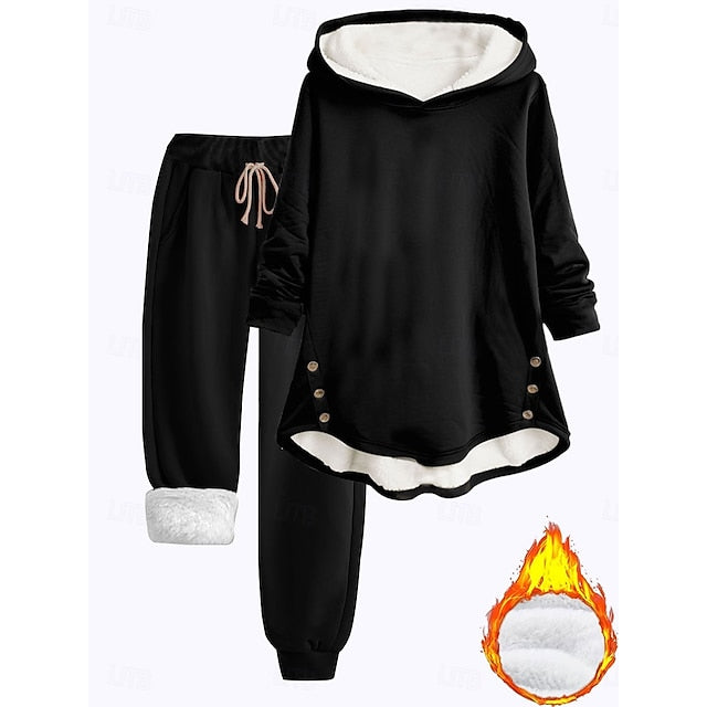 Women's Two Piece Sets Tracksuit Pants Sets Long Sleeve