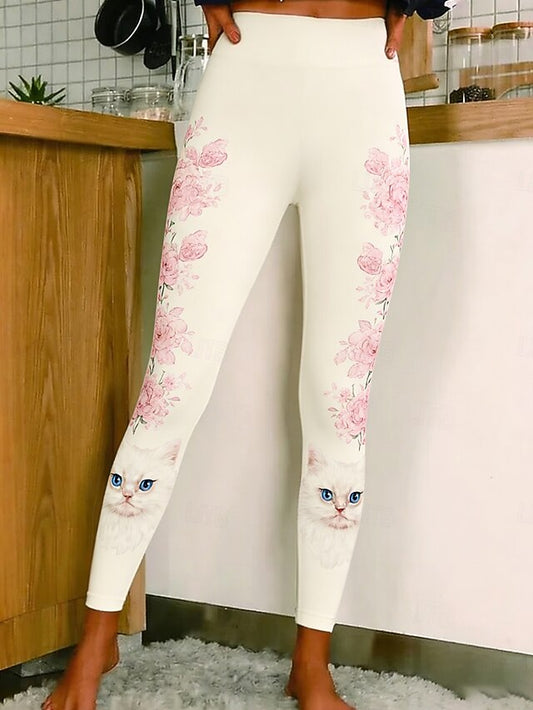 Women's Leggings Cozy Leggings Vacation Casual Full Length